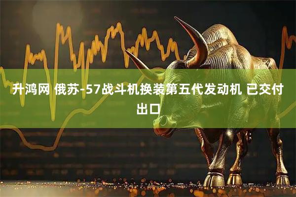 升鸿网 俄苏-57战斗机换装第五代发动机 已交付出口