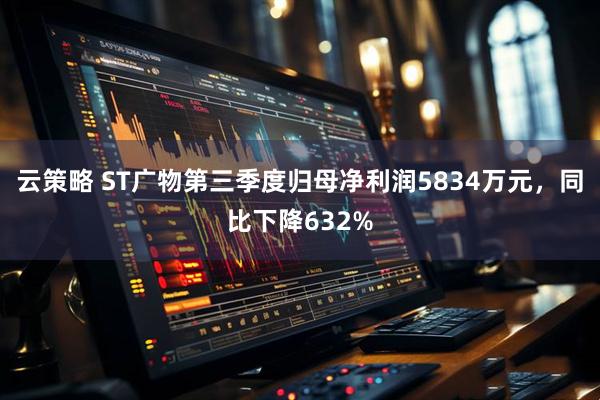 云策略 ST广物第三季度归母净利润5834万元，同比下降632%